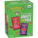 Annie's Homegrown Organic Vegan Fruit Snacks Variety Pack, 42 Count, 2LBS 2OZ (946G)