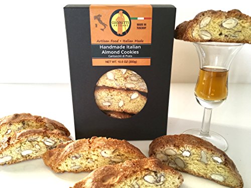 Giannetti Artisans Handmade Italian Almond Biscotti - Imported from Prato, Italy 10.58 oz: Amazon.com: Grocery & Gourmet Food