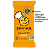 FreeYumm Allergen Free Granola Bars, Gluten Free, Dairy Free, Nut Free Snacks for Kids, Total of 15 Bars (Chocolate Chip):